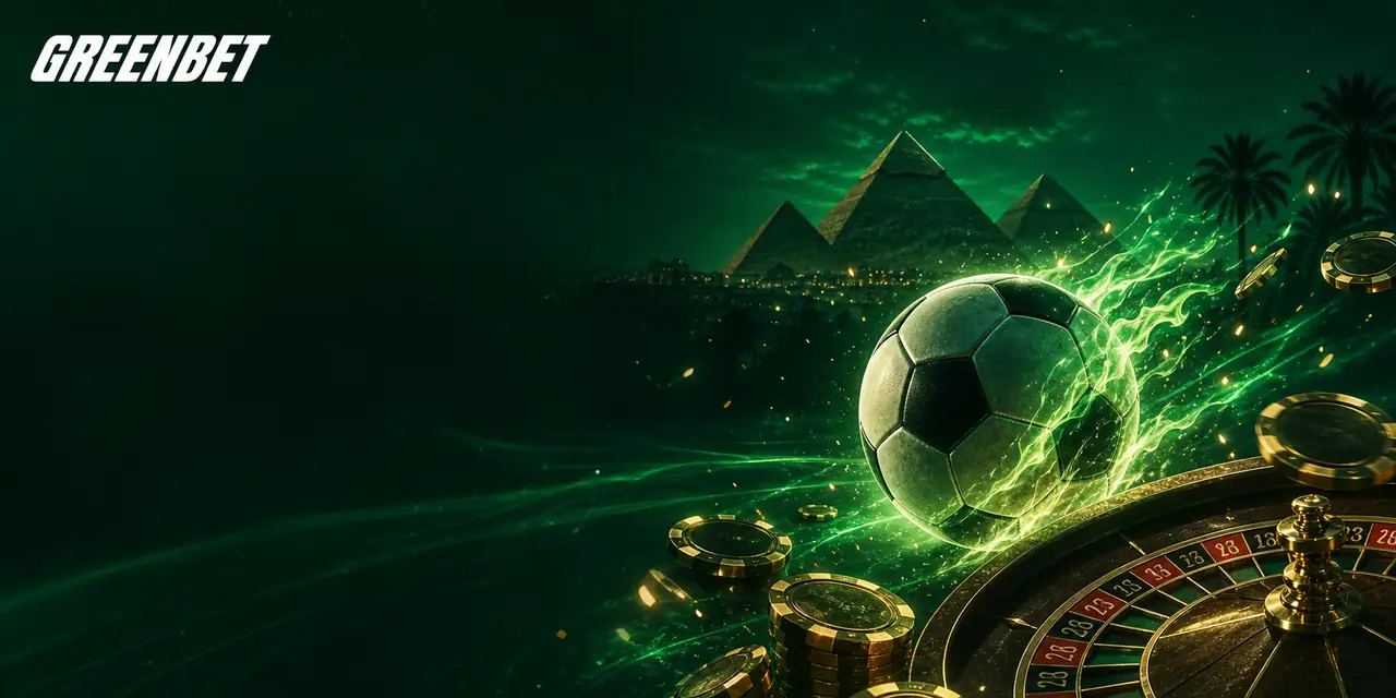 GreenBet official site for Egypt with football, roulette and pyramids